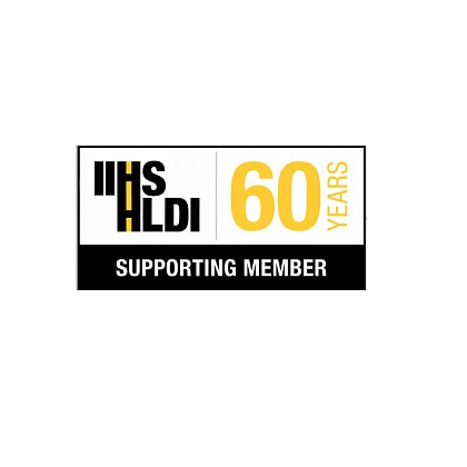 IIHS HLDI 60 year member logo