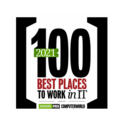 Text logo Computerworld Best Places to Work in IT - 2021