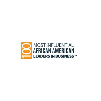 Text logo for 100 Most Influential African American Leaders in Business 