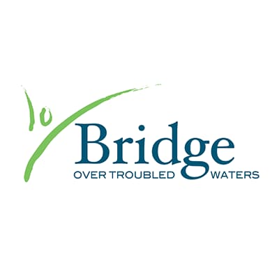 Bridge Over Troubled Water text logo