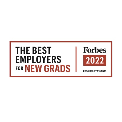 Forbes Best Employer for New Grads 2022