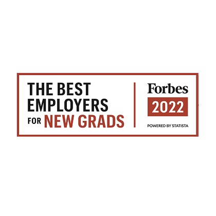 Forbes Best Employer for New Grads 2022
