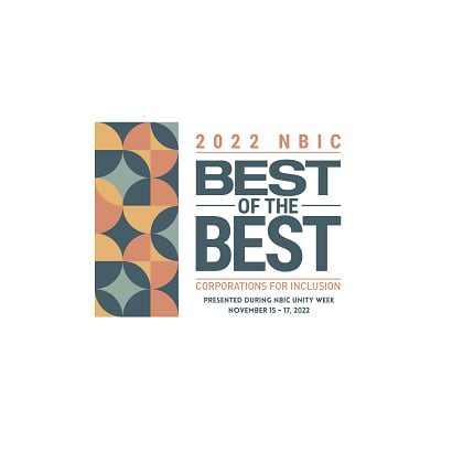 2022 NBIC Best of the Best Corporations for Inclusion Text Logo