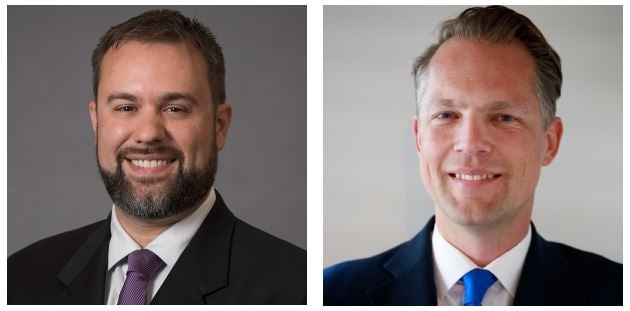 Portraits of Patrick Thielen and Jelmer Andela