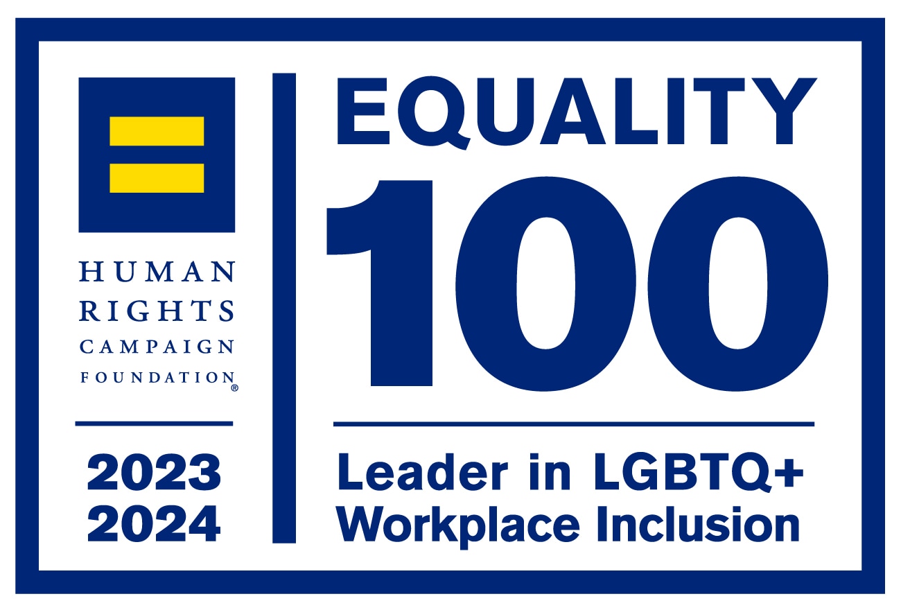 Human Rights Campaign Foundation 2023/2024 Equality 100 Leader in LGBTQ+ Workplace Inclusion