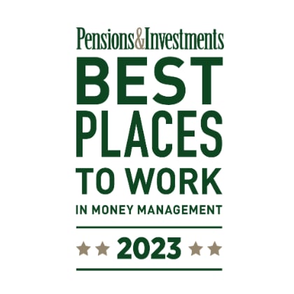 2023 Best Places to Work in Money Management by Pensions & Investments