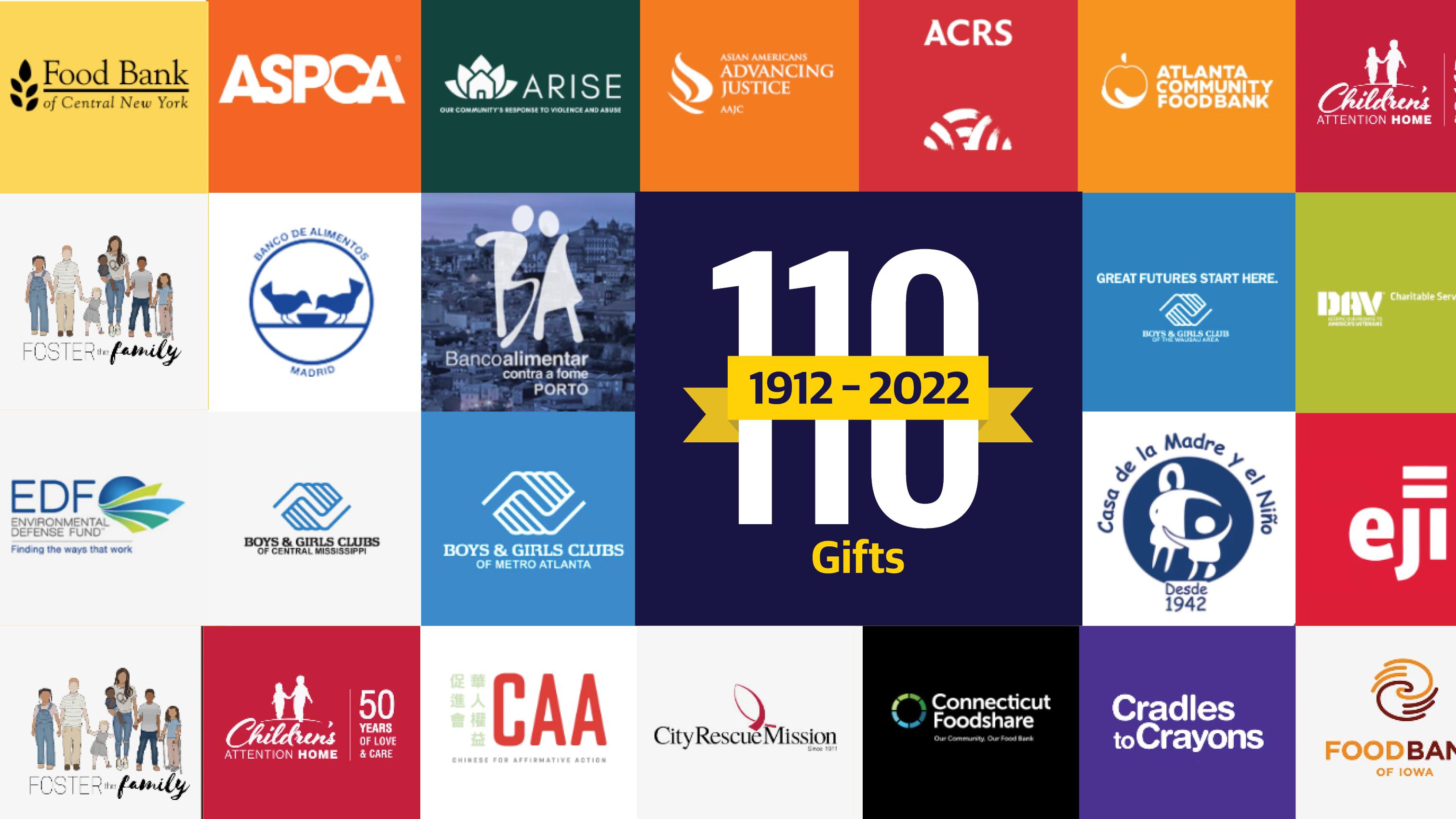 Image of multiple nonprofit logos - collage view