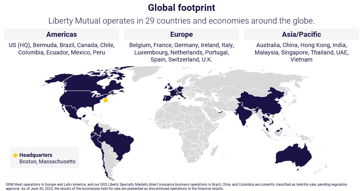 (slide 1 of 3) Global Footprint. 