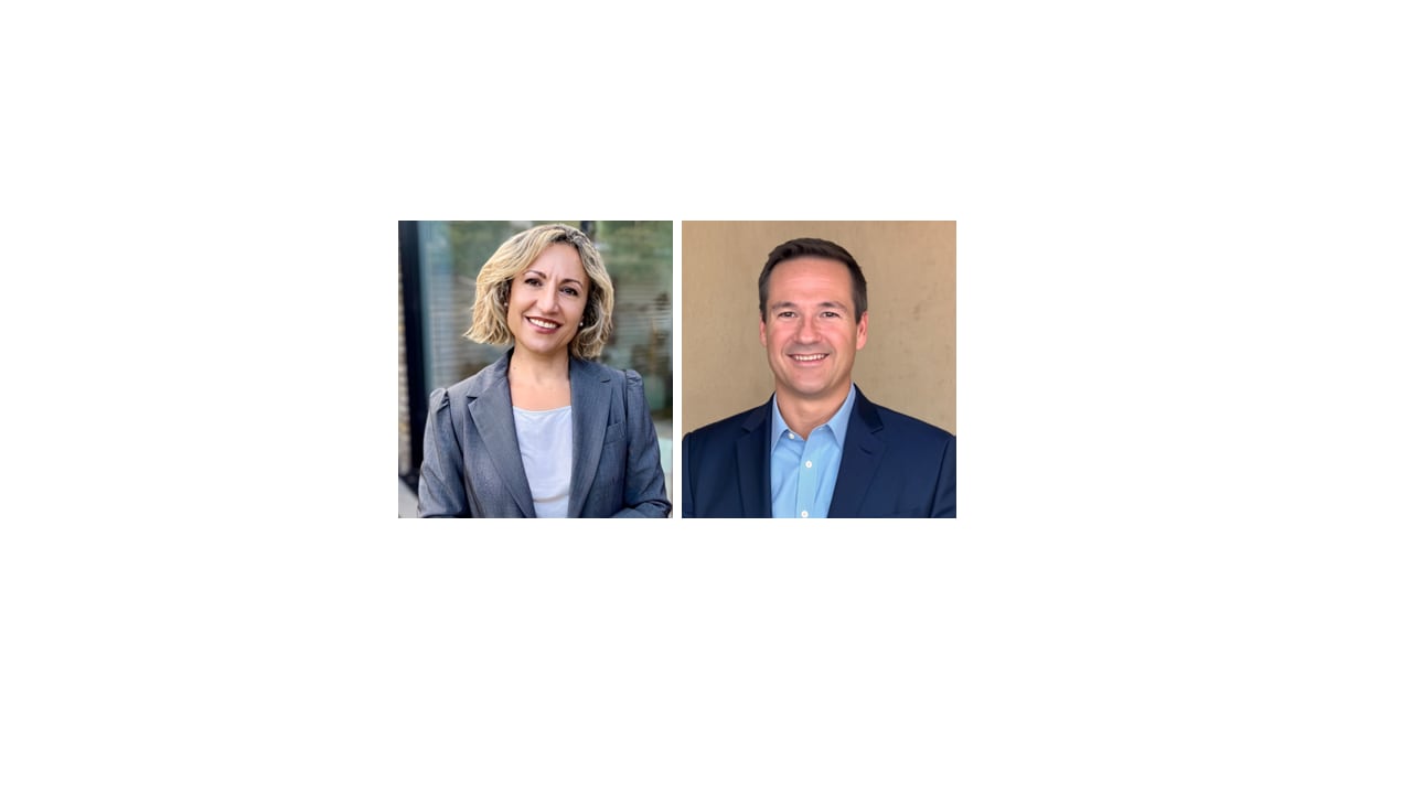 Headshots of Manuela Baroncini and Douglas Schrift 