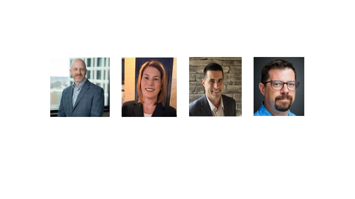 Dan Andrews, Senior Underwriting Manager; Megan Kriegstein, Vice President of Life Sciences Claims; Adam DeCarolis, Product Director for Risk Control – Life Sciences; Aaron Wall, Technical Director for Risk Control – Life Sciences