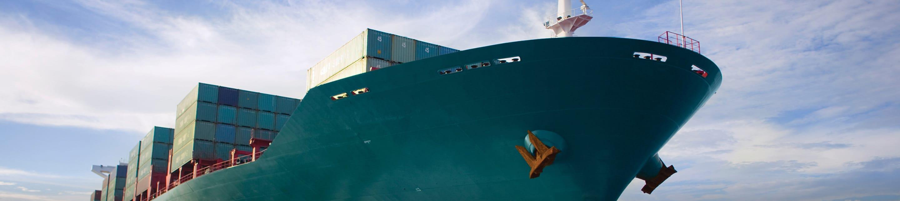 Large cargo ship