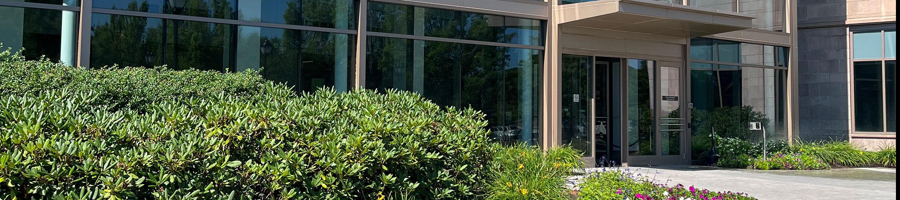 Exterior shot of Dover 100 Liberty Way office building