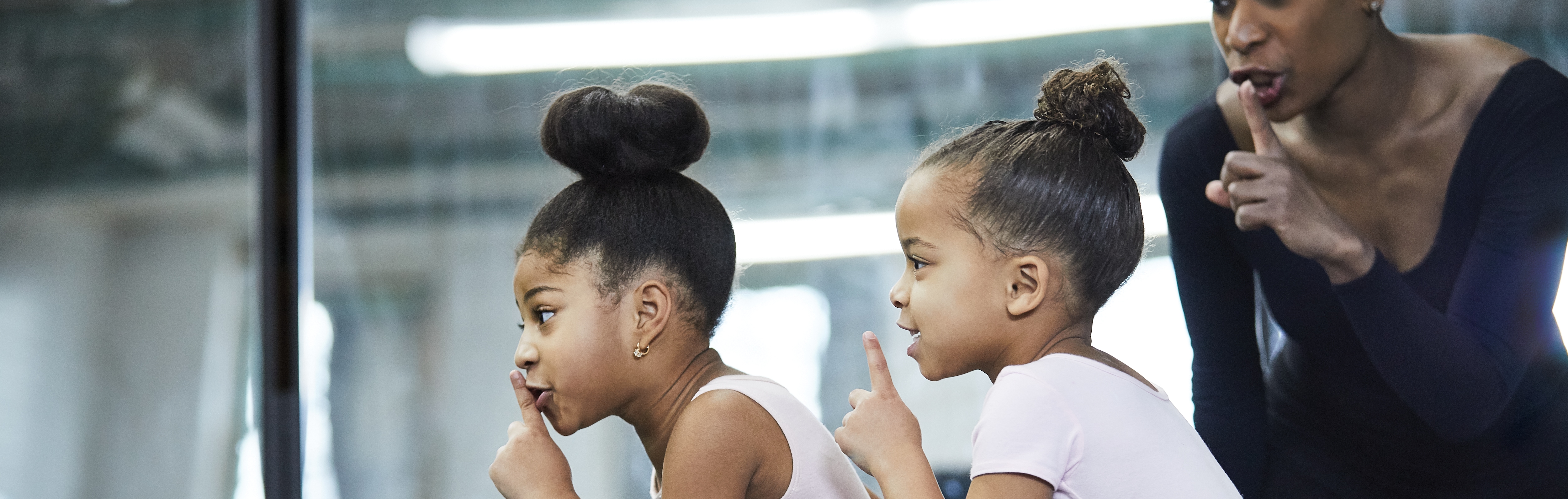 Ballerinas from nonprofit partner