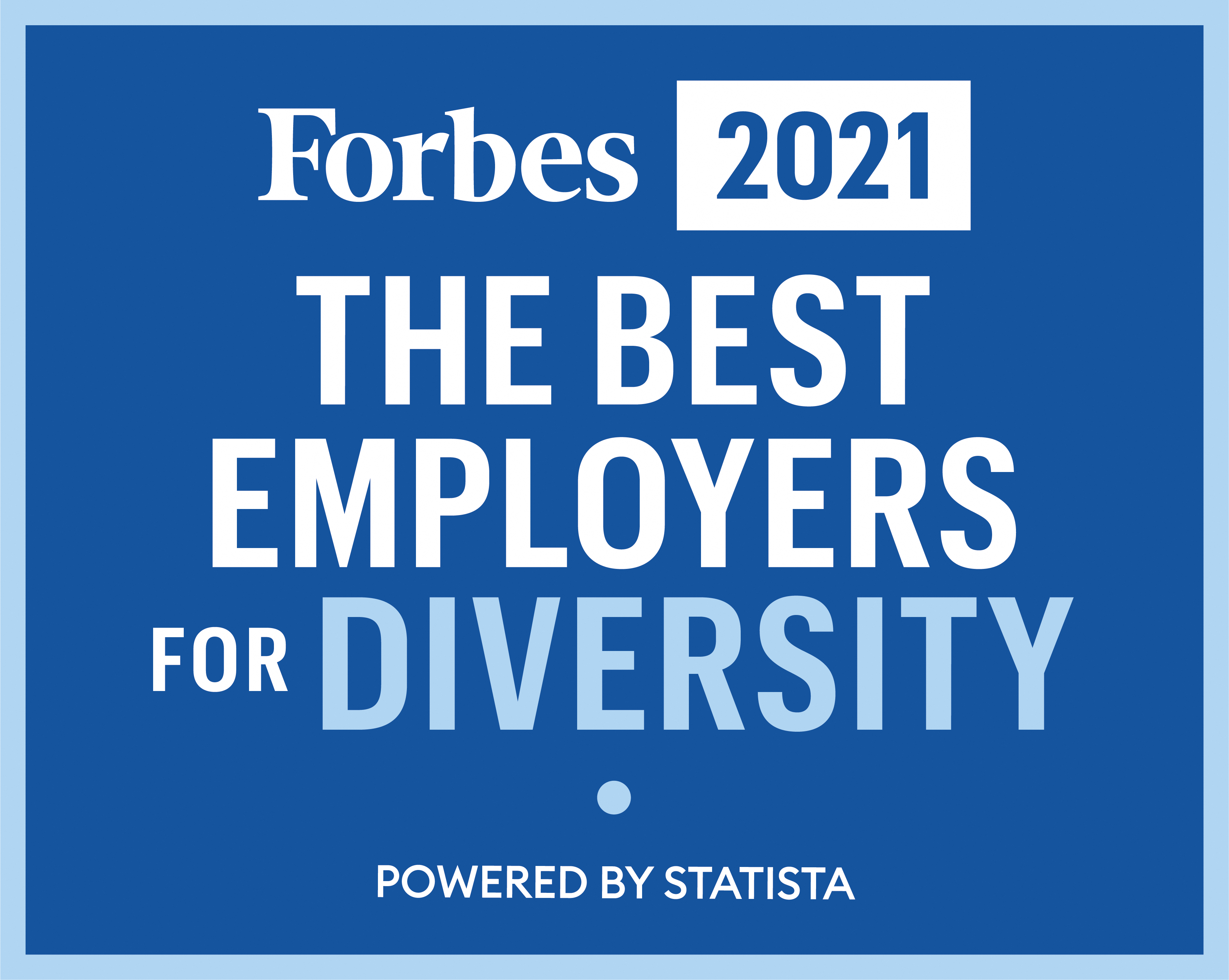 Forbes 2021 Best Employers for Diversity Text Logo