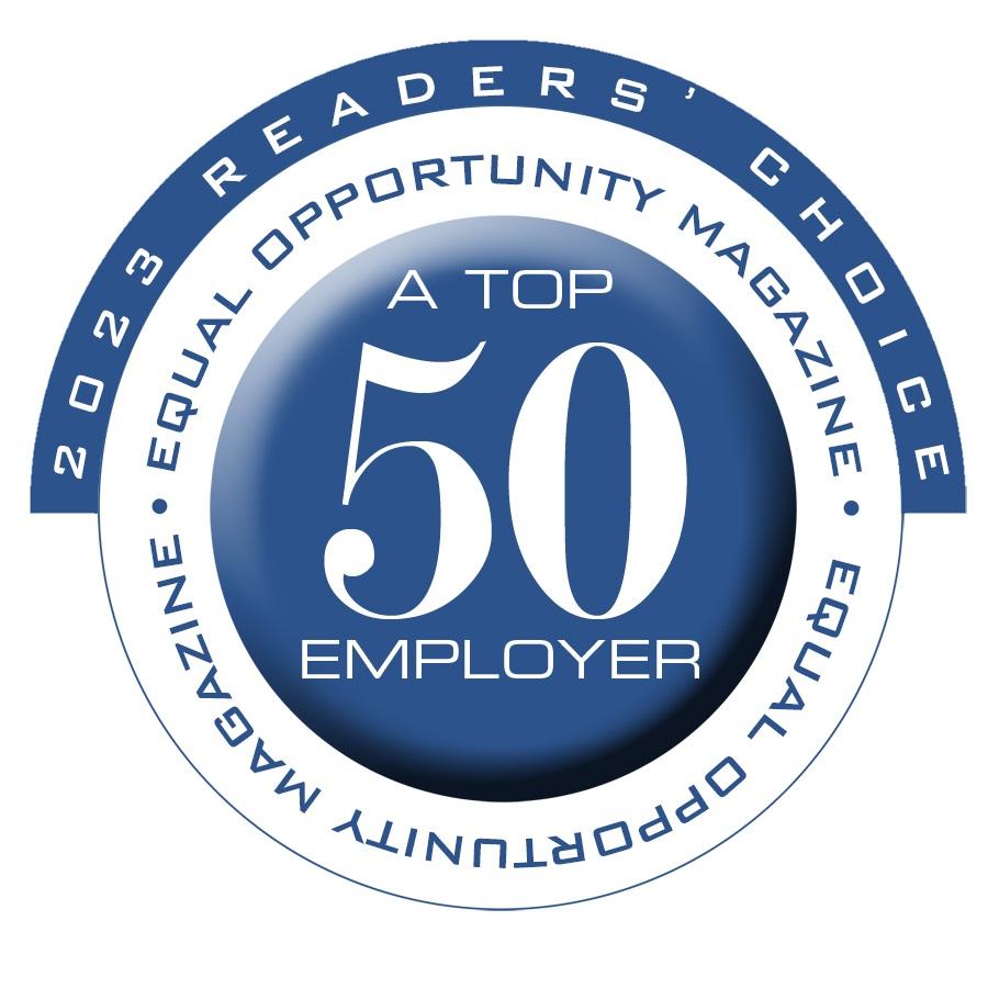 Top 50 Employer of 2023 - Equal Opportunity Magazine